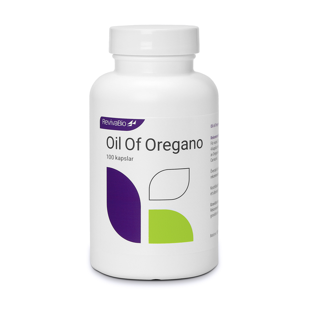 RevivaBio Oil Of Oregano, 100 kapslar