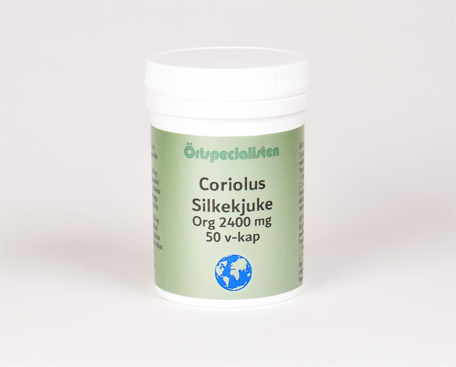 Örtspecialisten Coriolus Org 2400 mg 50 kapslar