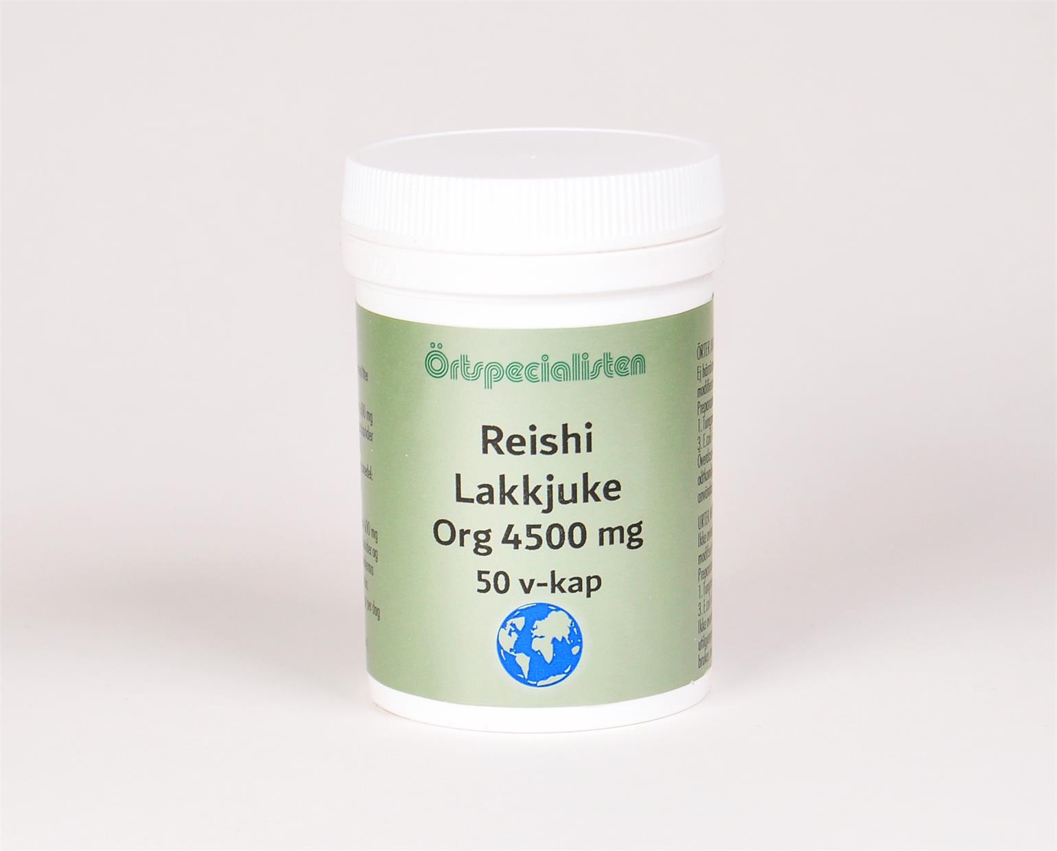 Örtspecialisten Reishi Org 4500mg 50vk
