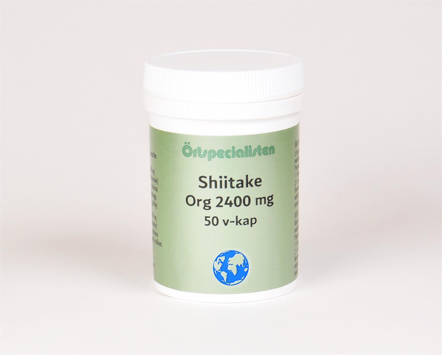 Örtspecialisten Shiitake Bio 2400mg 50vk