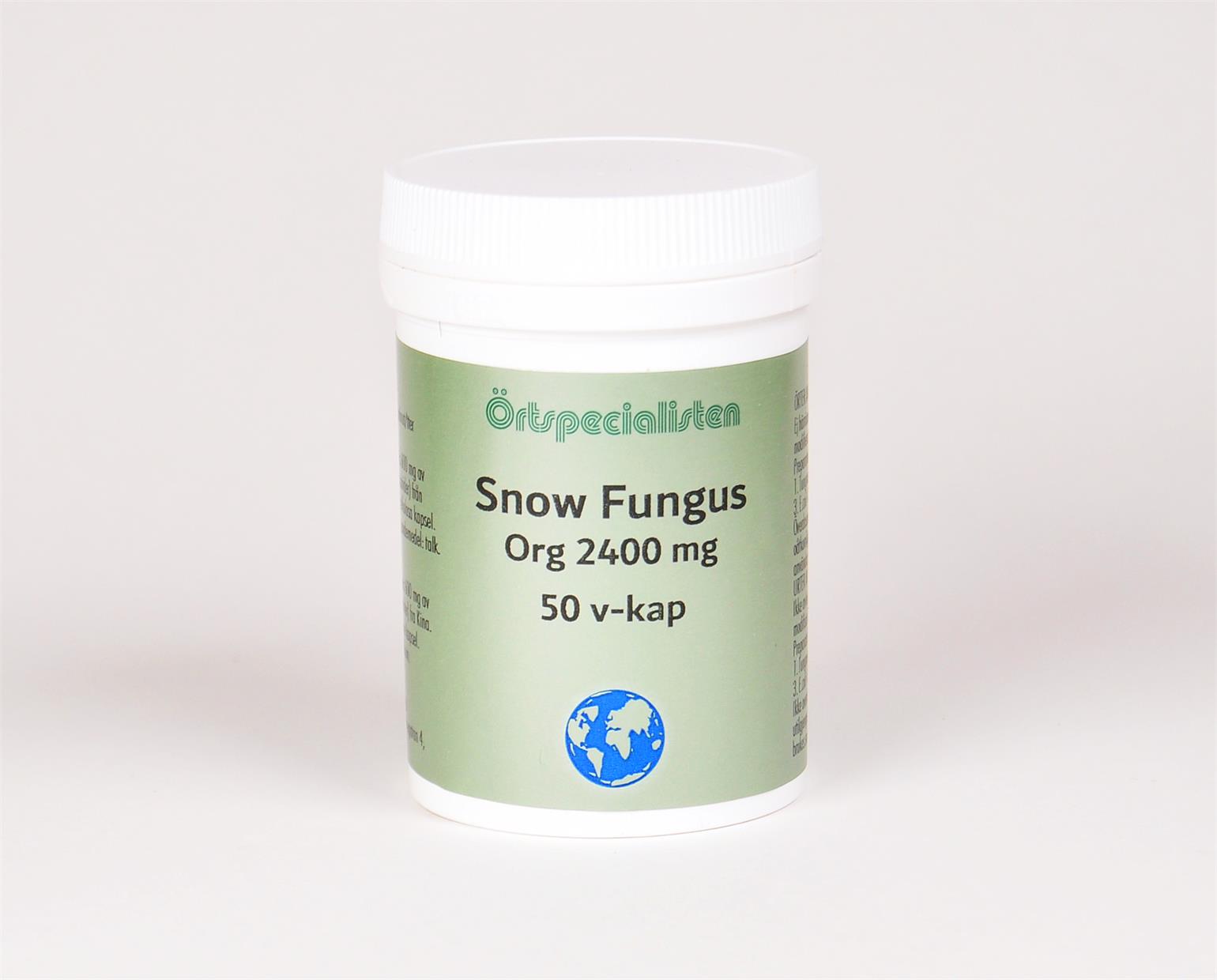 Örtspecialisten Snow Fungus Bio 2400mg 50vk