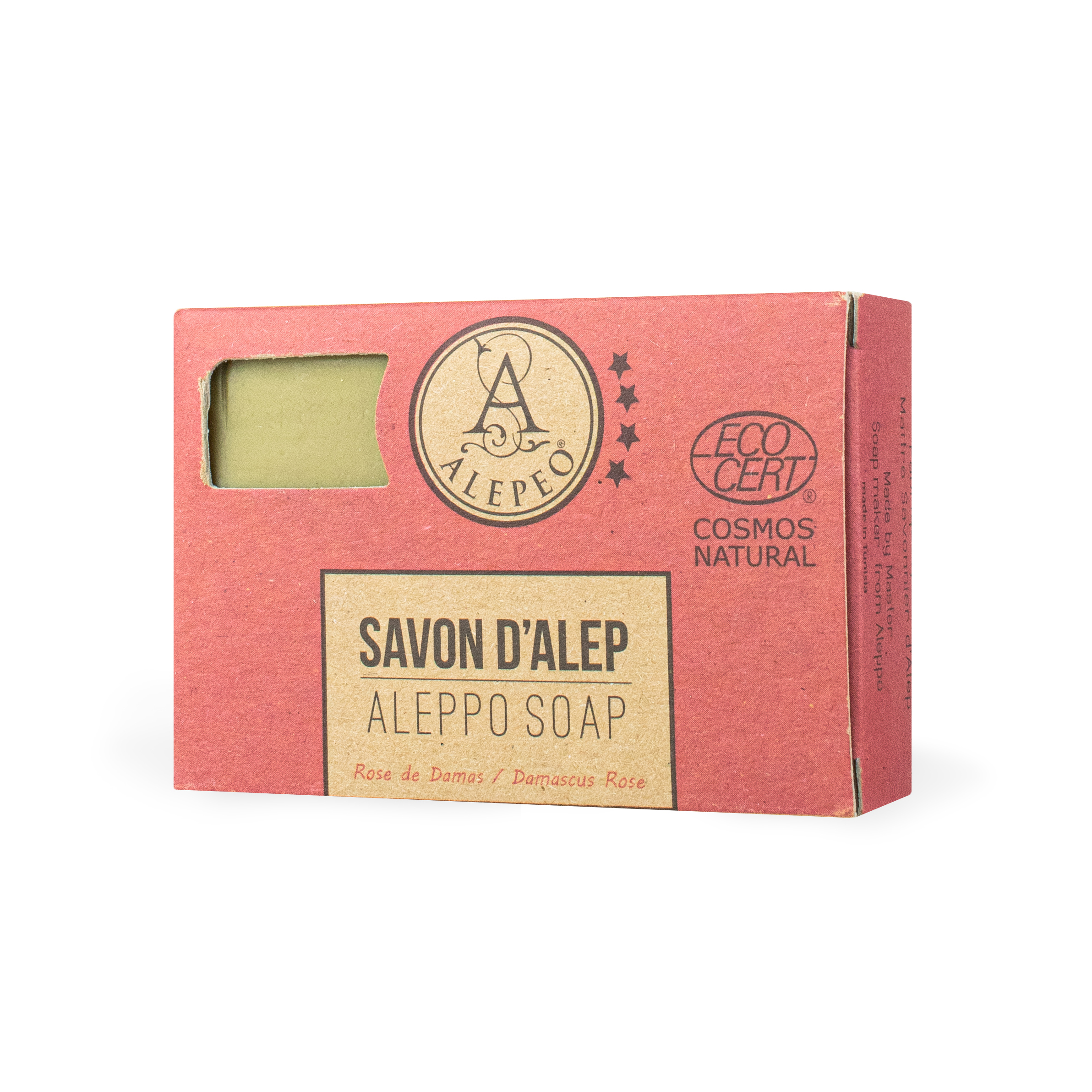 Alepeo Aleppotvål 4% Damascus Rose 100g