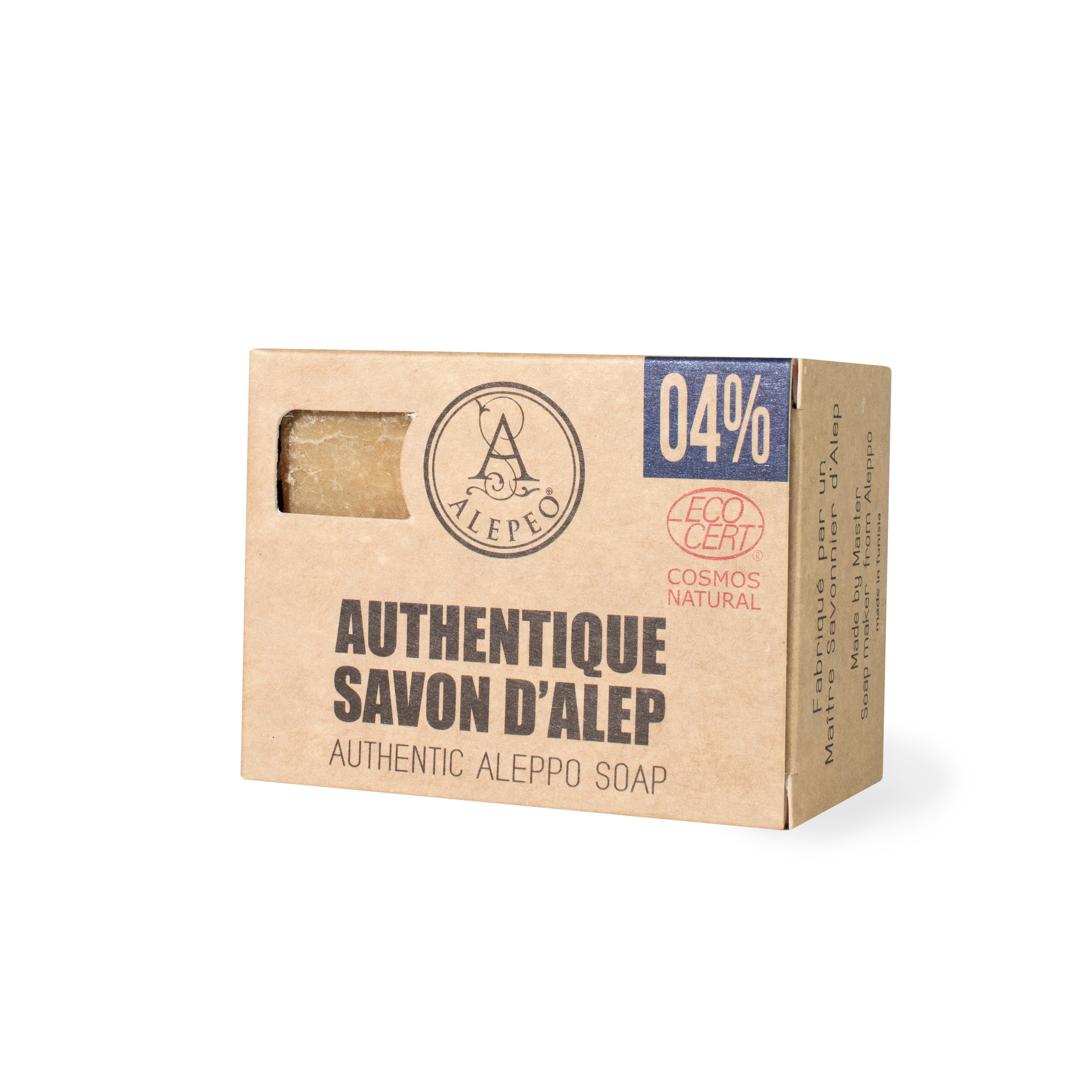 Alepeo Aleppotvål 4% 200g