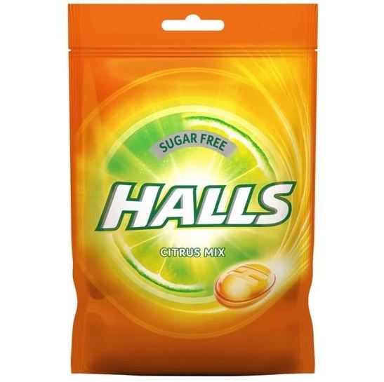Halls Cool Orange Lemon & Lime halstablett 65 g