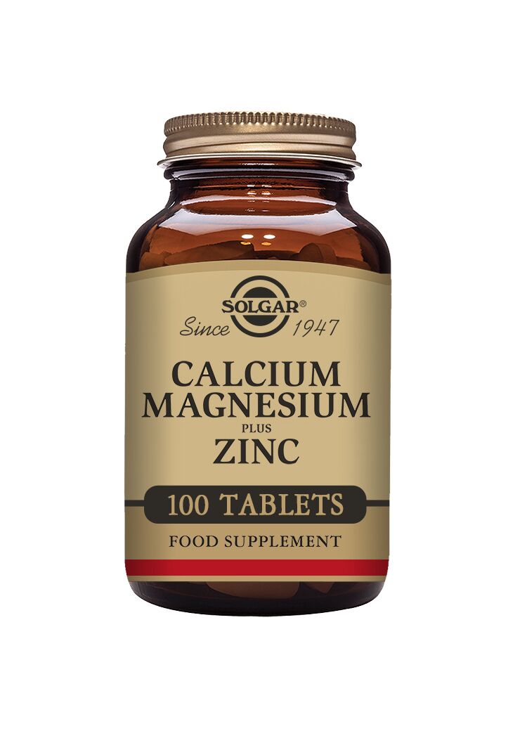 Solgar Calcium Magnesium Zinc 100 tabletter