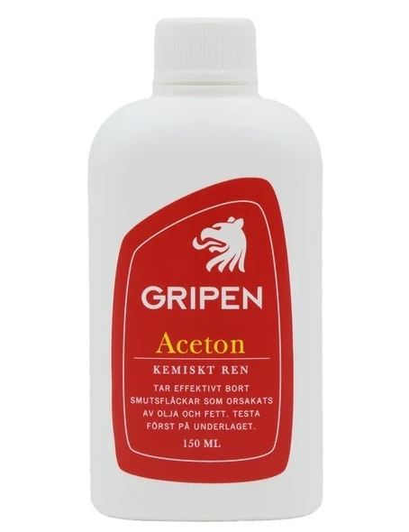 Gripen Aceton Kemiskt Ren 150 ml