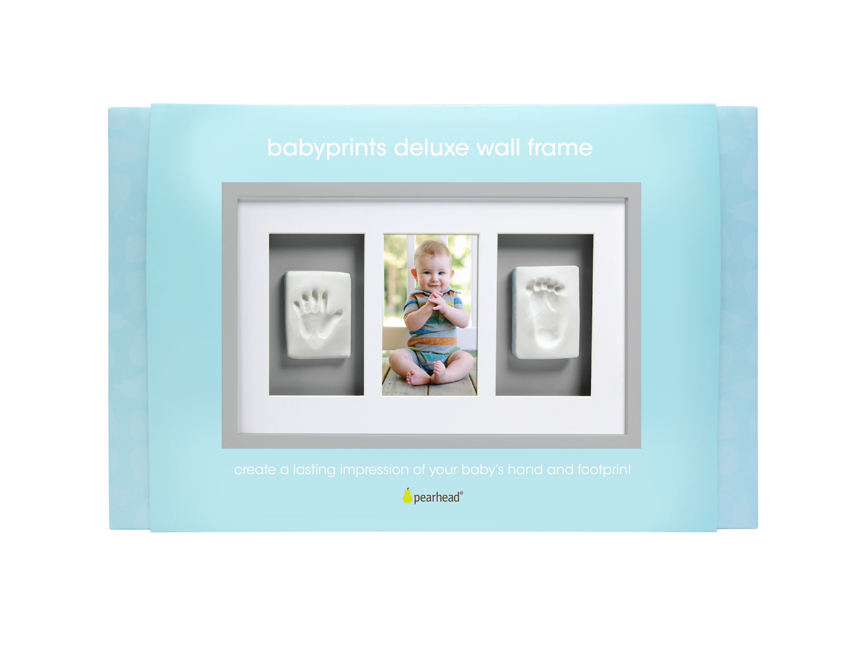 Pearhead Babyprints Deluxe Ram Trippel Grå