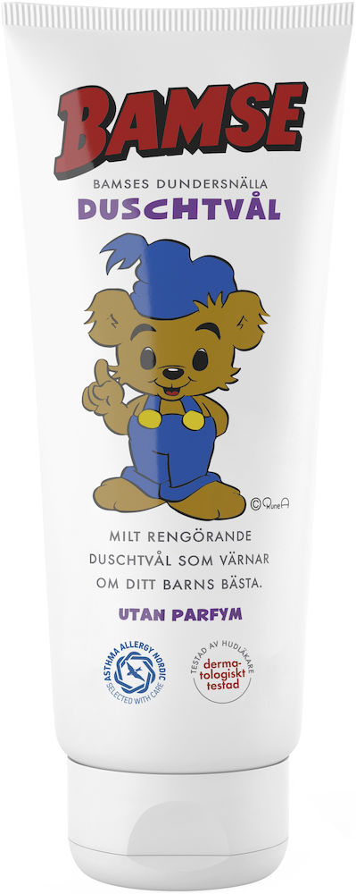 Bamse Dundersnälla Duschtvål Oparfymerad 200 ml
