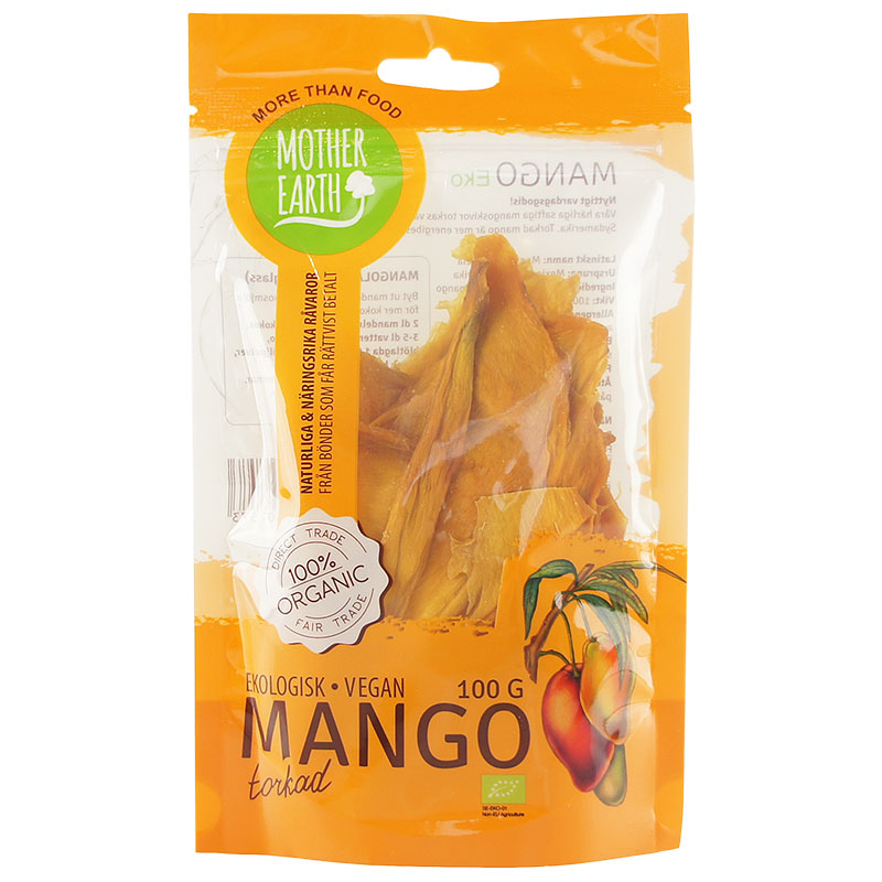 Mother Earth Mango torkad eko 100g