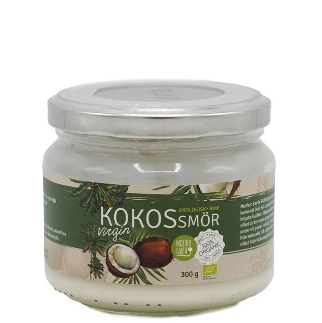 Mother Earth Kokossmör virgin raw&eko 300ml