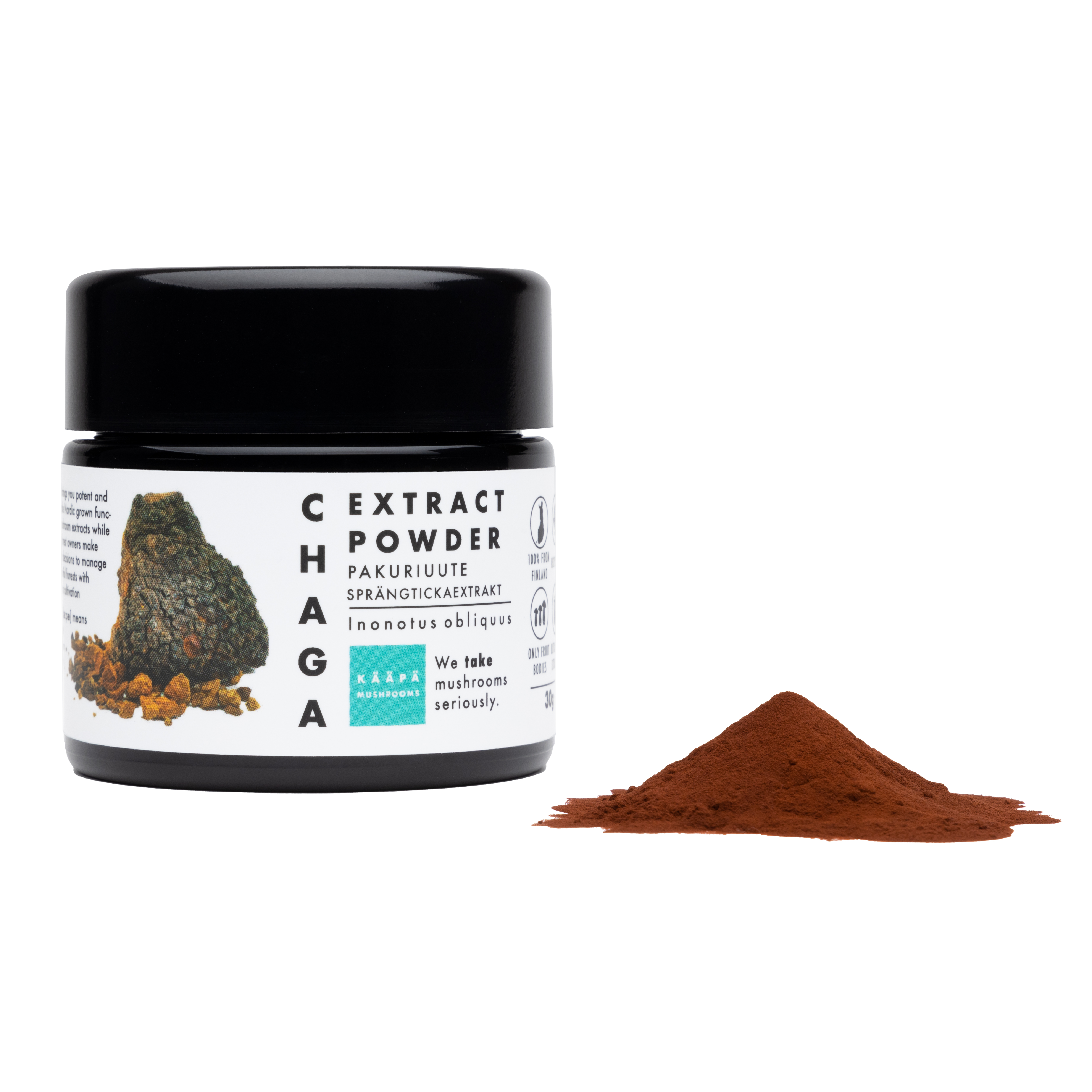 KÄÄPÄ Mushrooms Chaga Extract Powder 30g