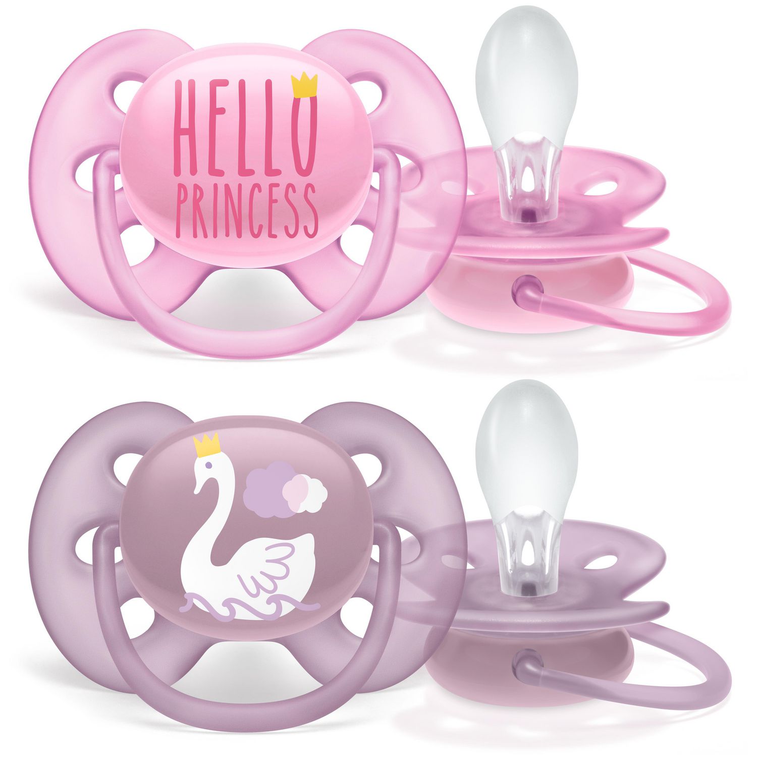 Philips Avent Soother Ultra Soft 6-18m 2 pack Rosa