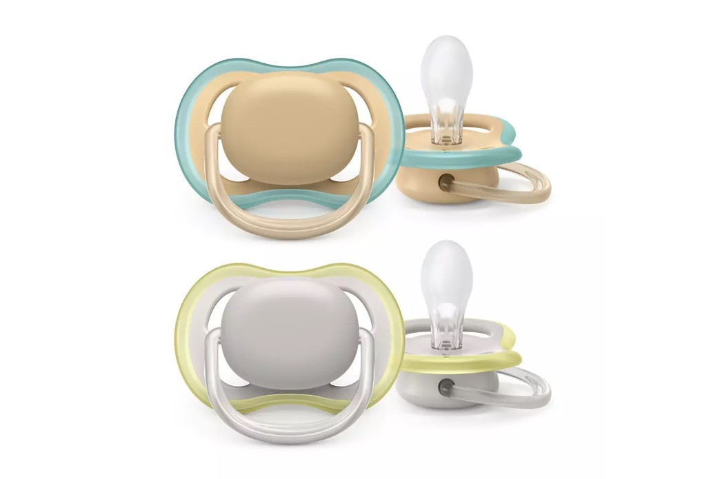 Philips Avent Ultra Air-Napp 0-6 mån Beige/Vit