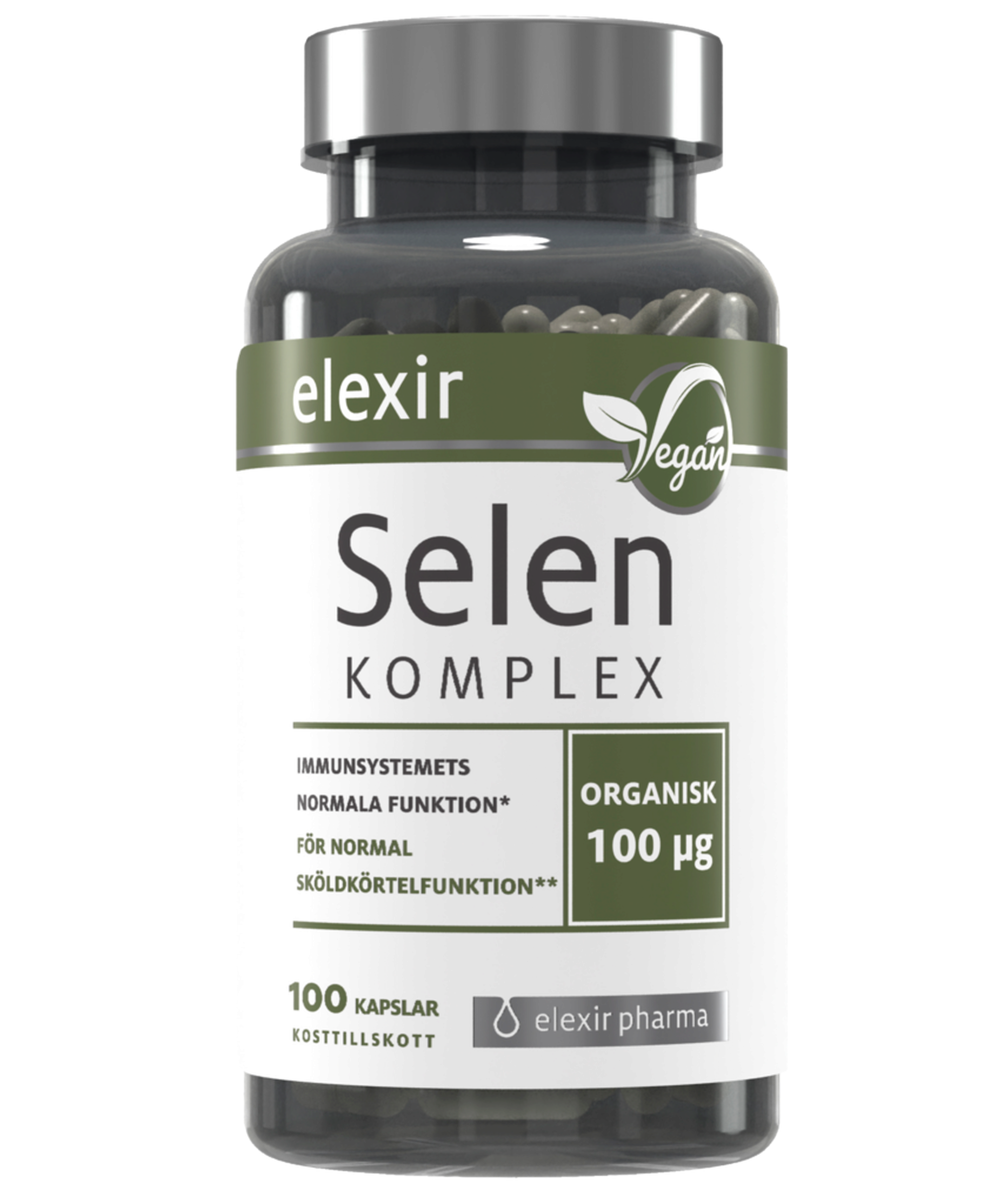 Elexir Selen Komplex 100 kapslar