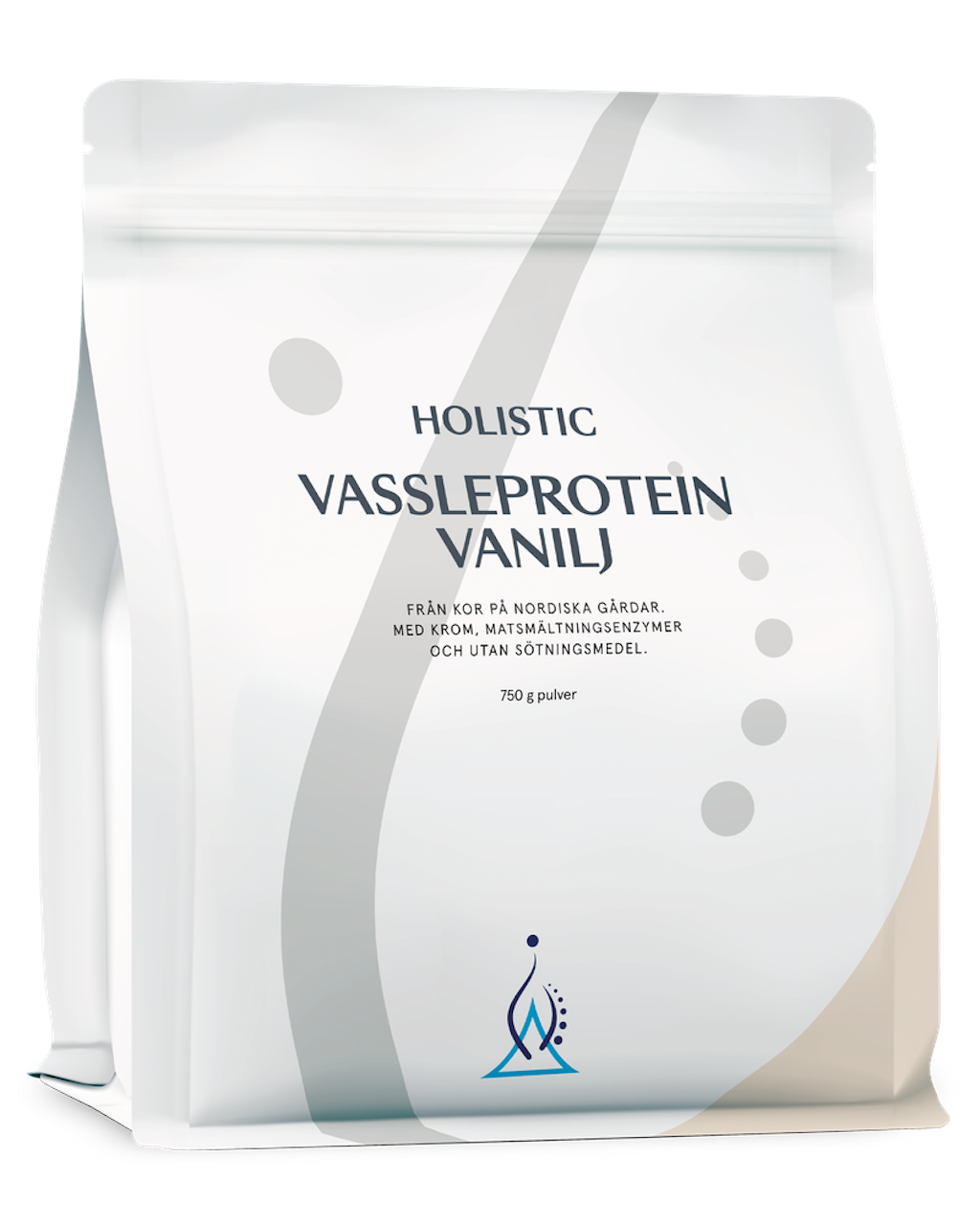 Holistic Vassleprotein vanilj, 750g