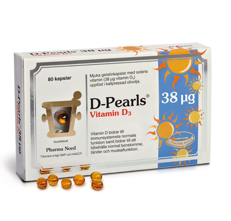 Pharma Nord D-Pearls 38 μg 80 st