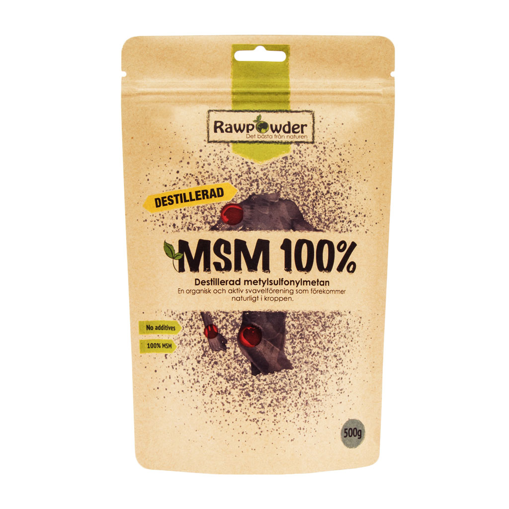 Rawpowder MSM destillerad 500g