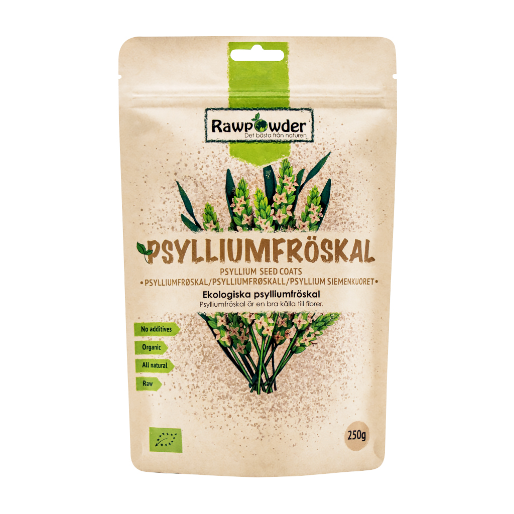 Rawpowder Psylliumfröskal 250g