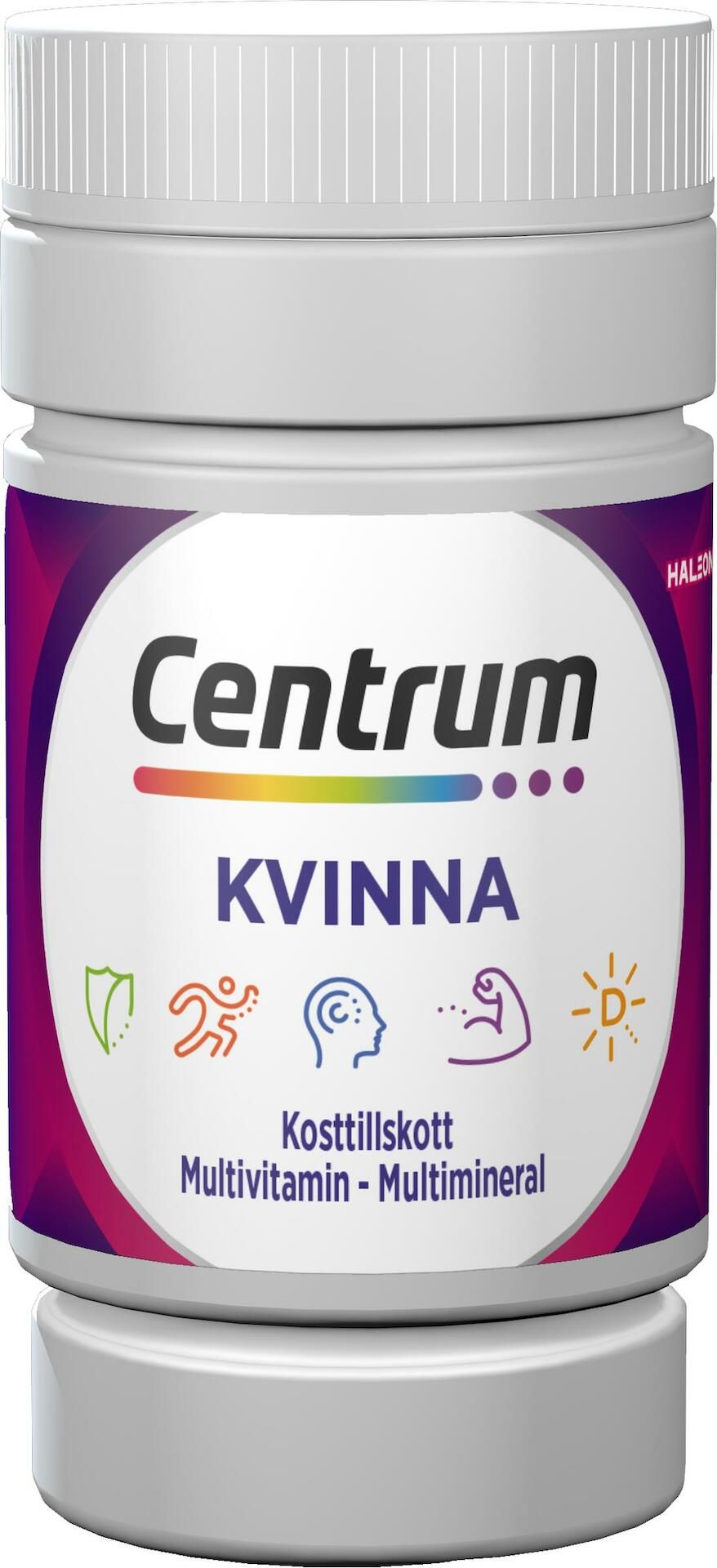 Centrum Kvinna Kosttillskott Multivitamin & Multimineral 60 tabletter