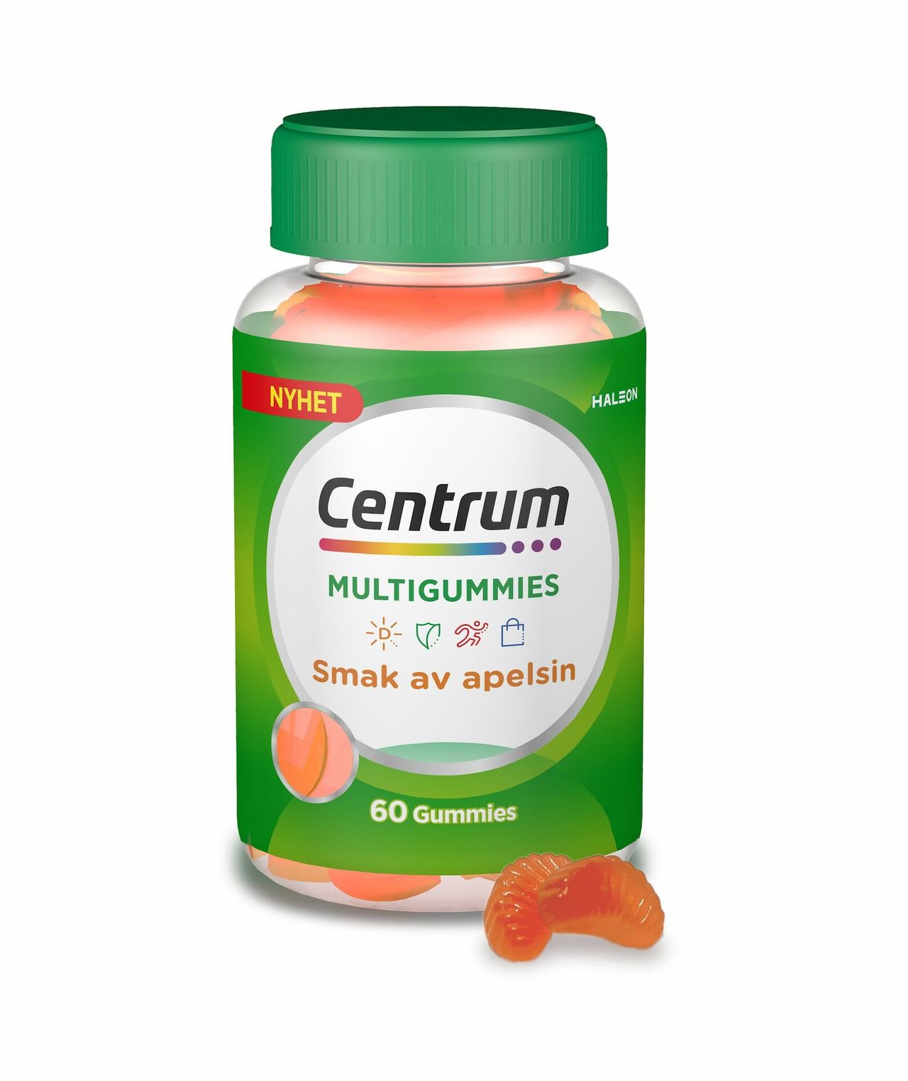 Centrum Multigummies Apelsin 60 tuggtabletter