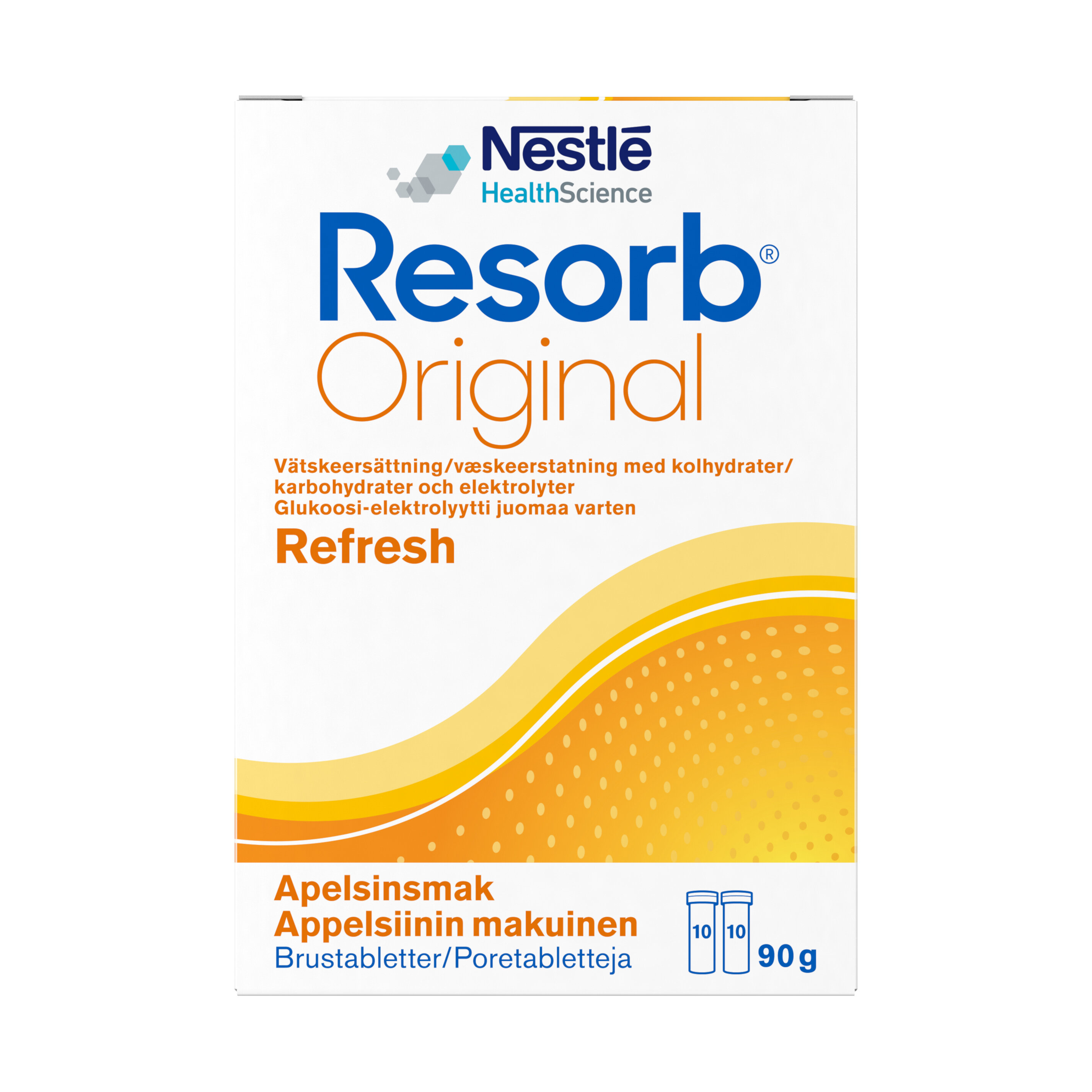 Resorb Original Brustablett Apelsin 20st