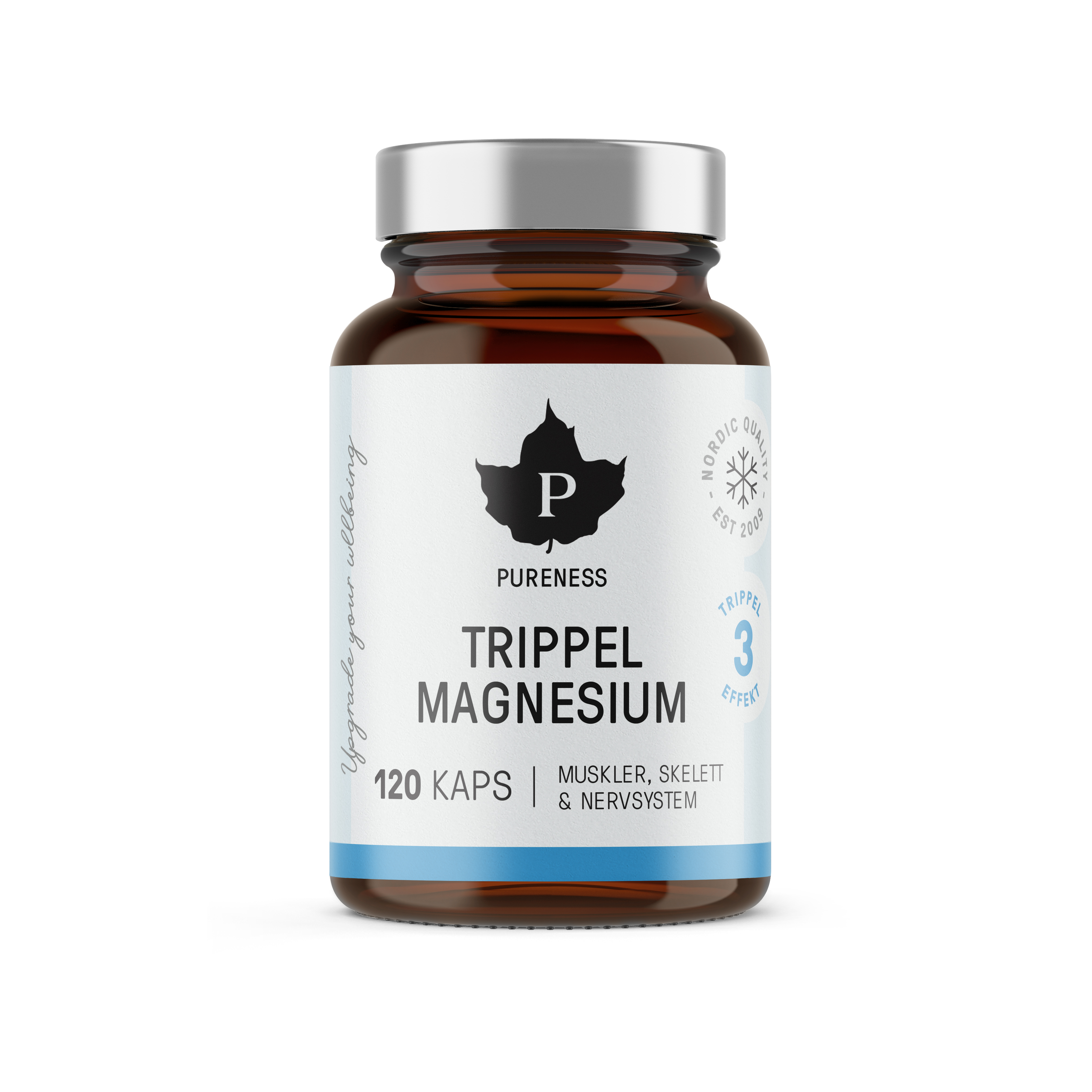 Pureness Trippel Magnesium 120 kapslar