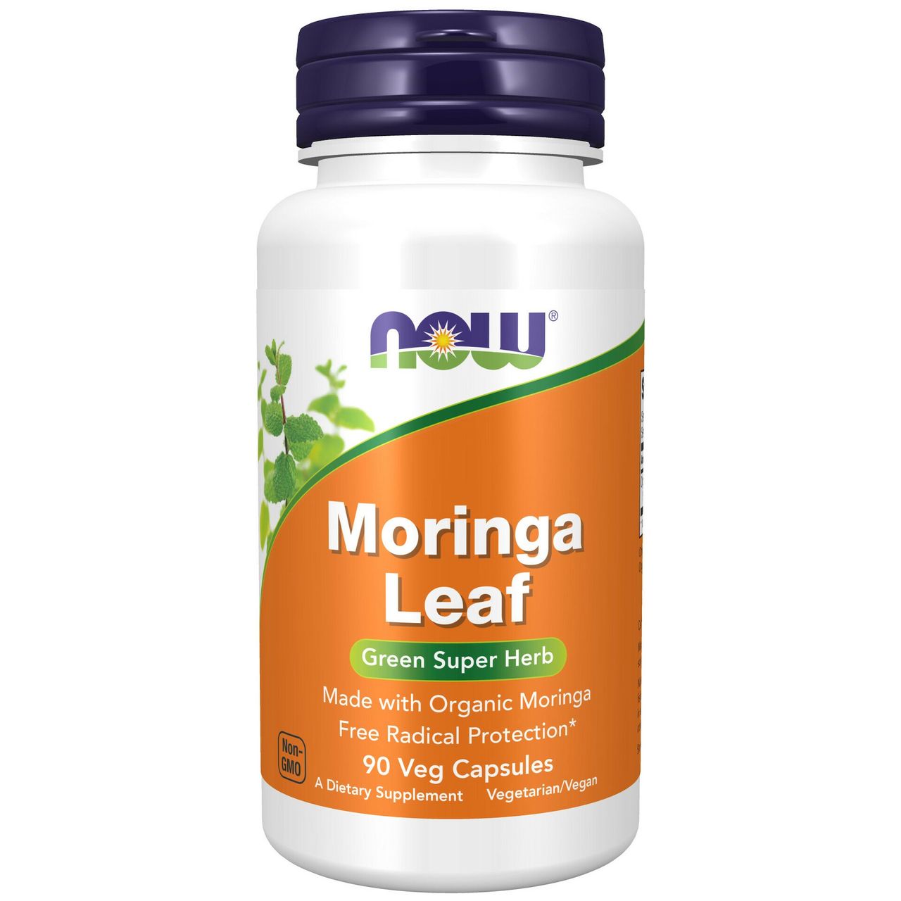 NOW Moringa Leaf 400mg 90 kapslar