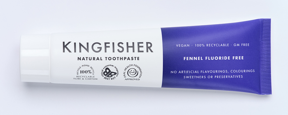Kingfisher Tandkräm Fänkål 100ml (Utan Fluor)