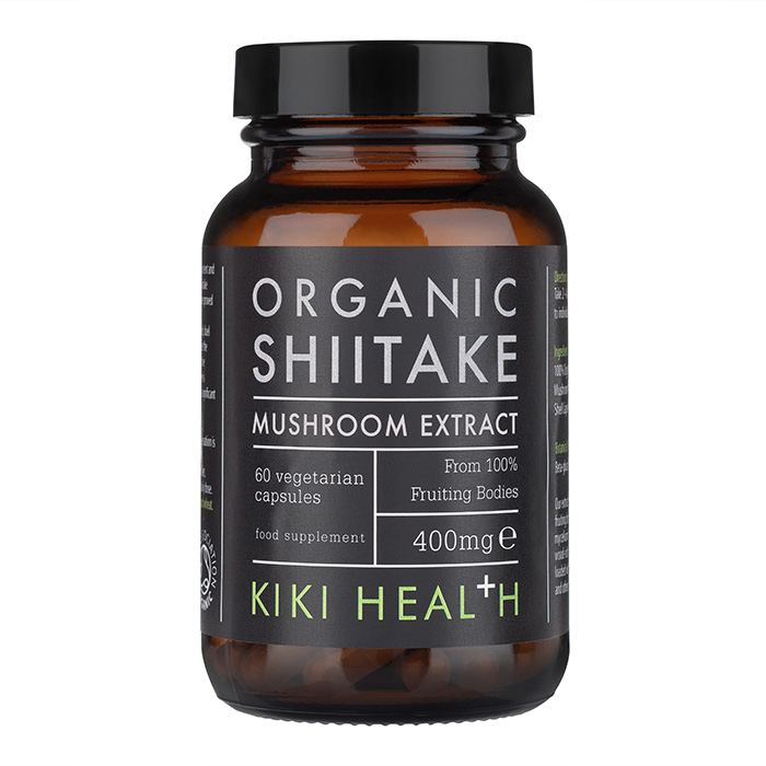 Kiki Health Organic Shiitake Extract Mushroom 60 kapslar