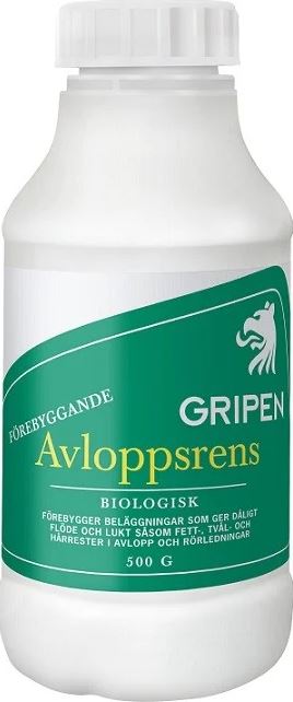 Gripen Biologisk Avloppsrens 500 g