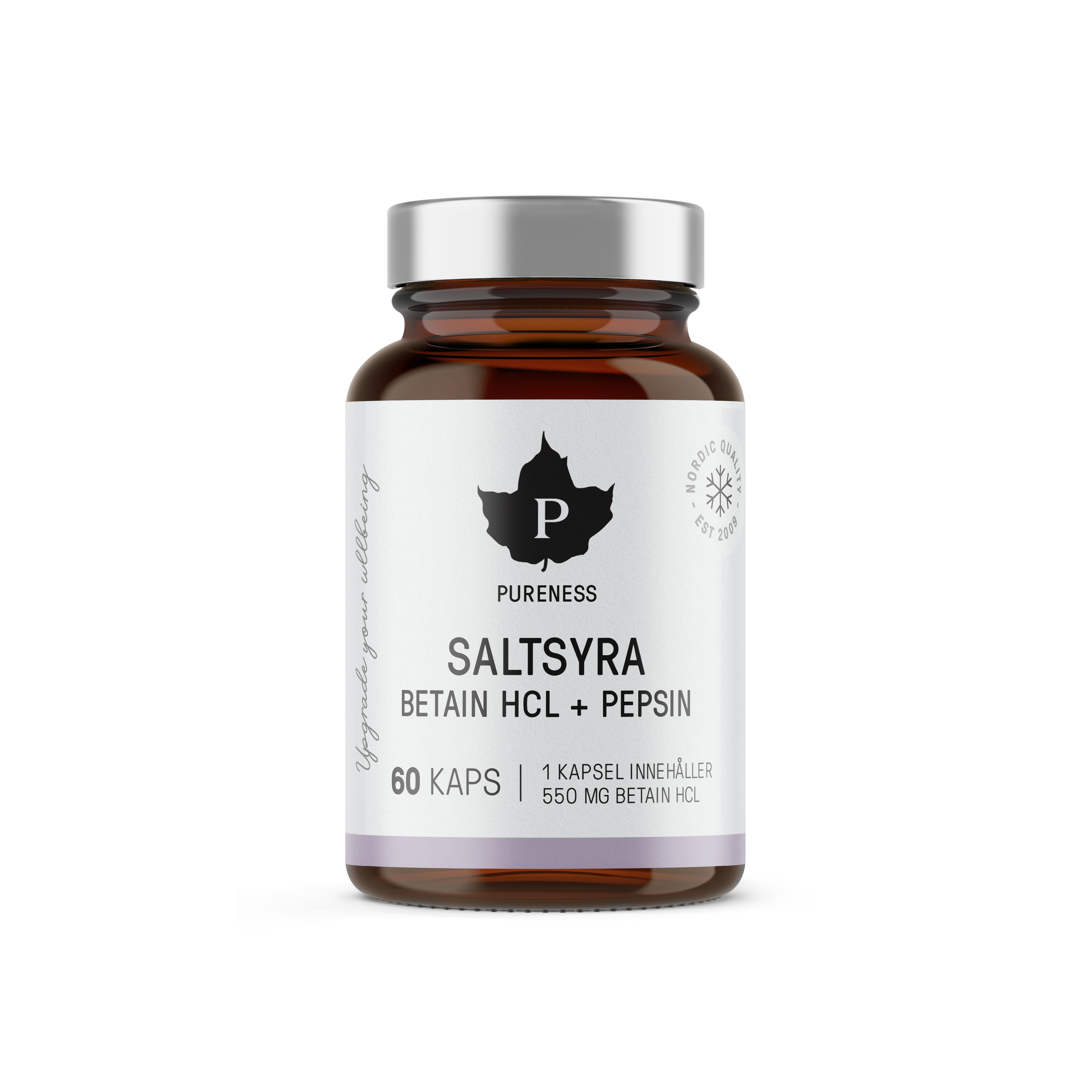 Pureness Betaine HCL Saltsyra 60 kapslar