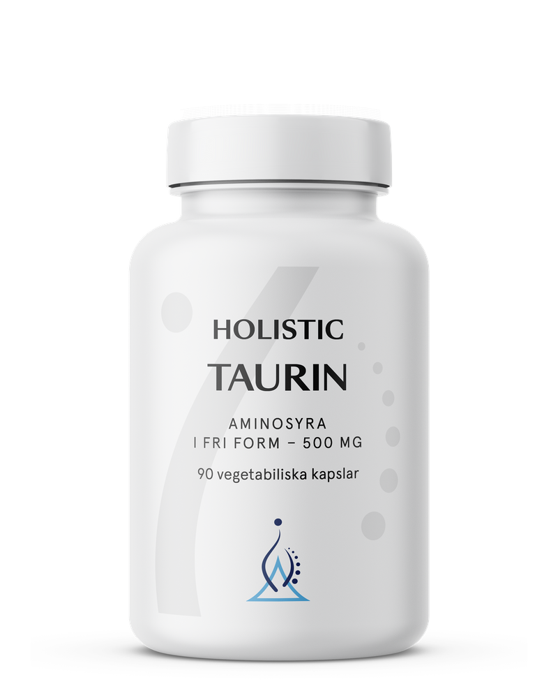 Holistic Taurin 500 mg, 90 kapslar