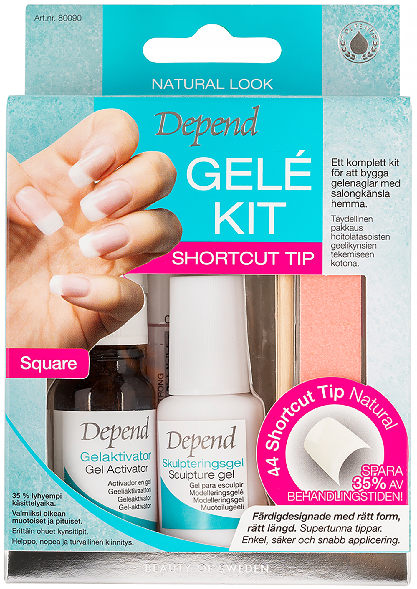 Depend Gelkit Natural Look Shortcut Tip