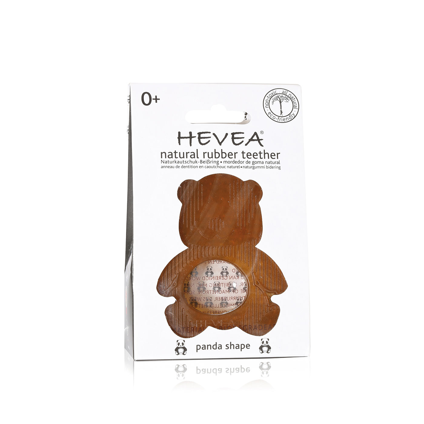 Hevea Bitring Naturgummi 0+ mån - PANDA