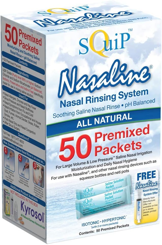 Nasaline salt till nässköljning 50 st