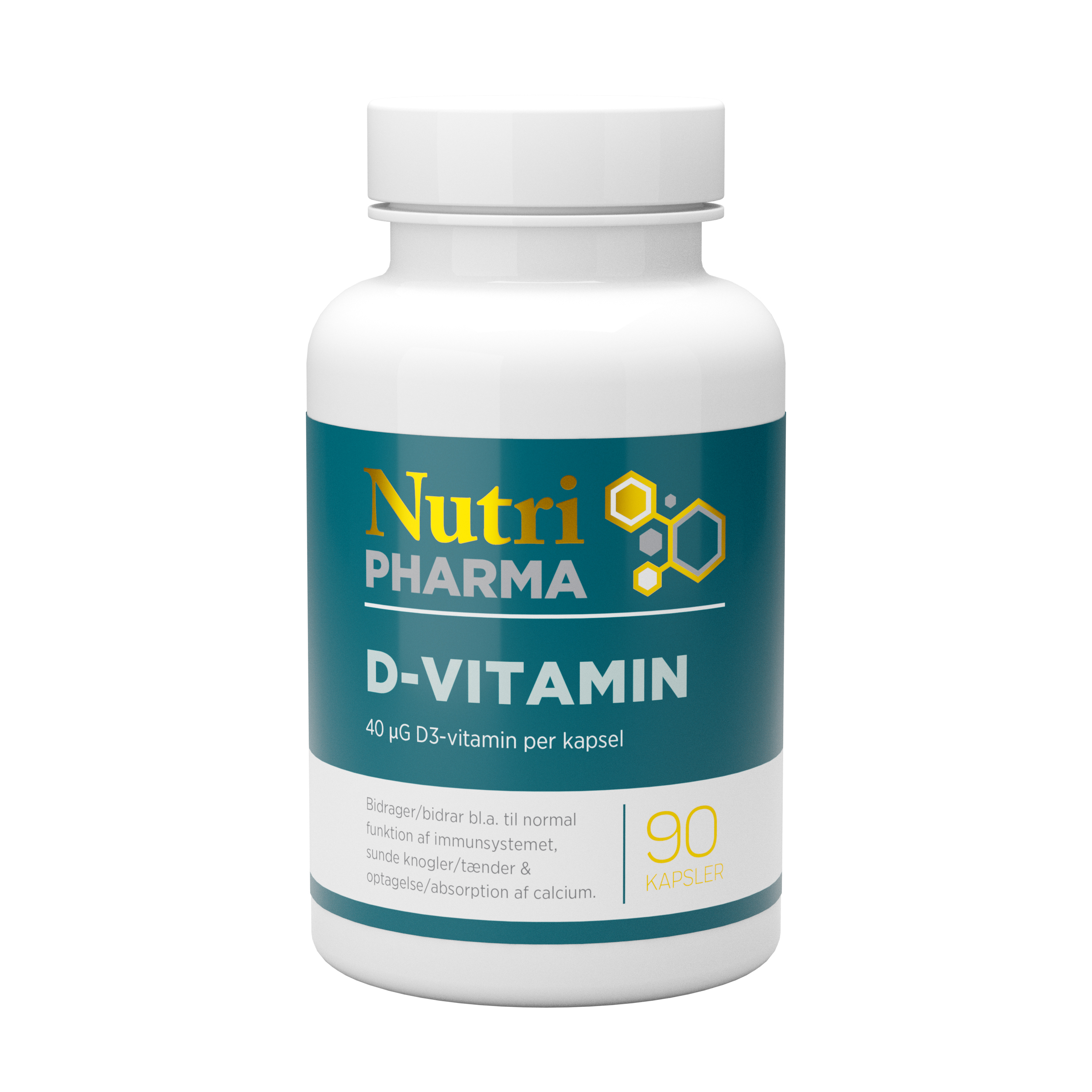 Nutri Pharma D-vitamin 90 kapslar