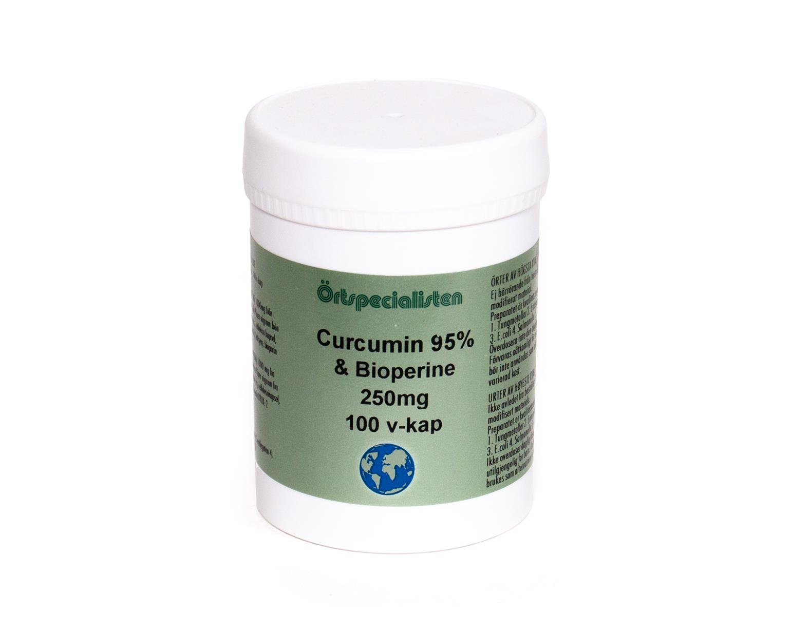 Örtspecialisten Gurkmeja extrakt, Curcumin 250mg 100vk
