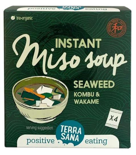 TerraSana Miso soppa instant 4-pack