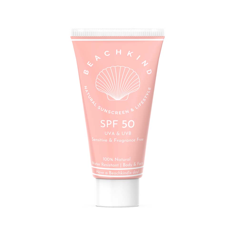 Beachkind Sunscreen sensitive fragrance free SPF50 50ml