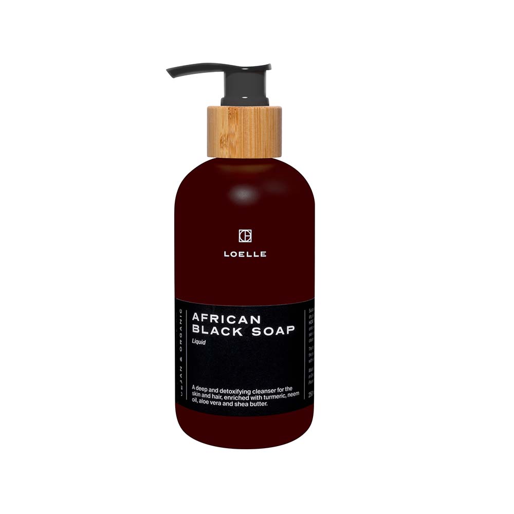 Loelle African Black Soap Liquid 250ml