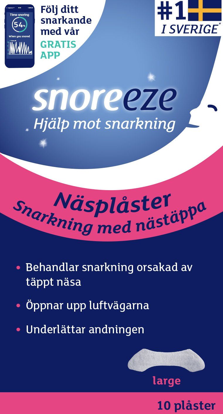 Snoreeze Näsplåster Large 10 st
