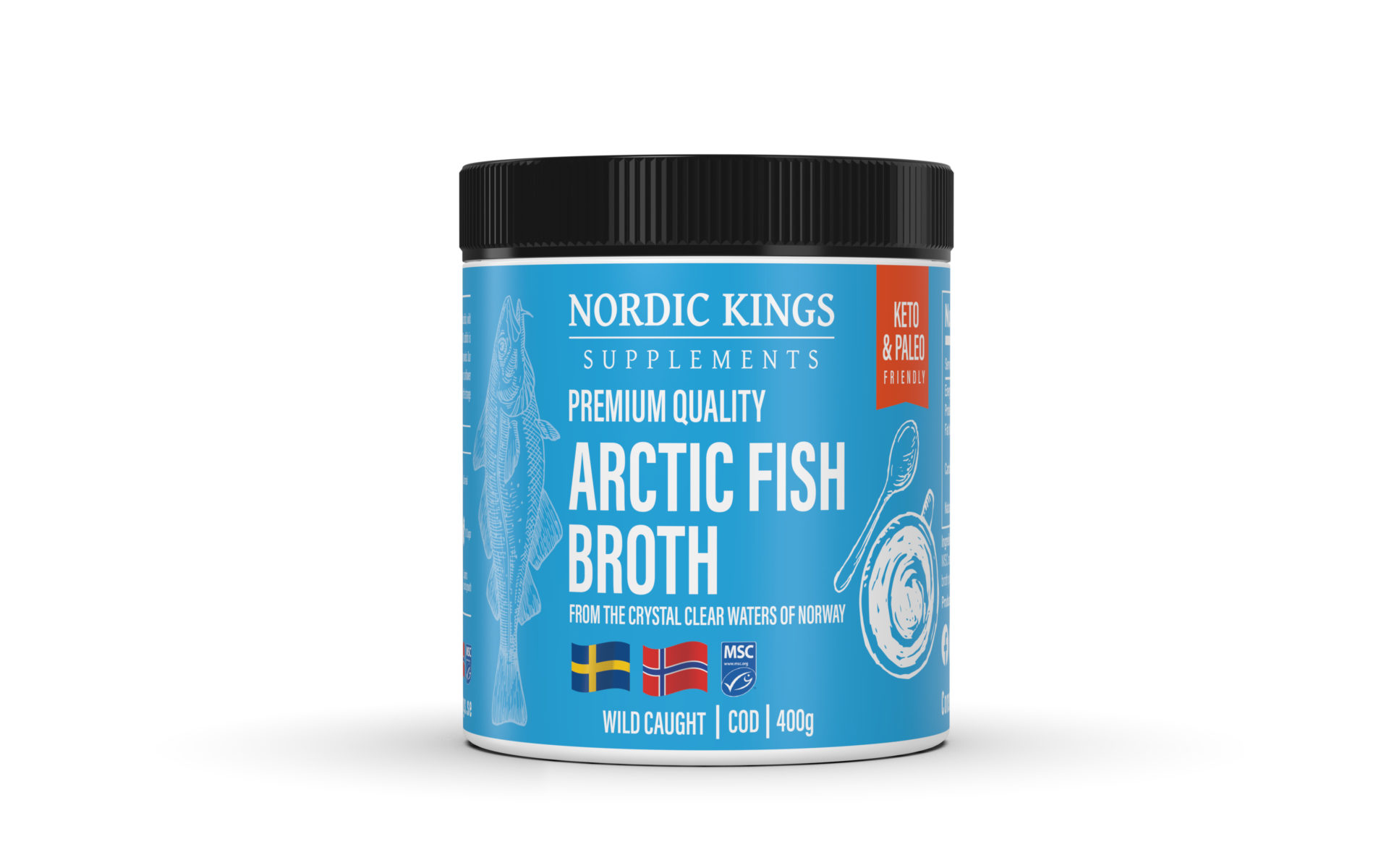 Nordic Kings MSC-certifierad Arctic Fish Broth 400g