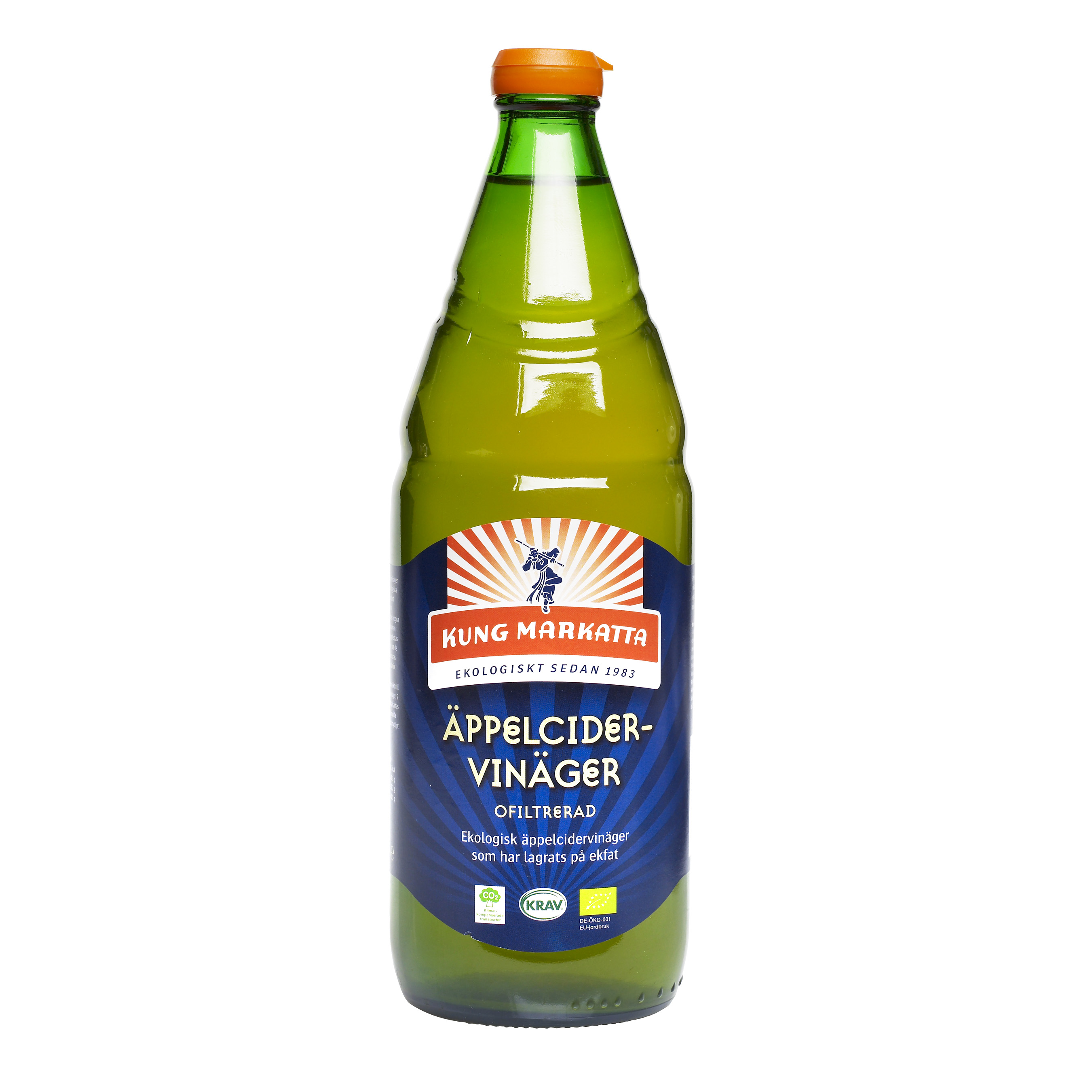 Kung Markatta Äppelcidervinäger Ofiltrerad 750ml