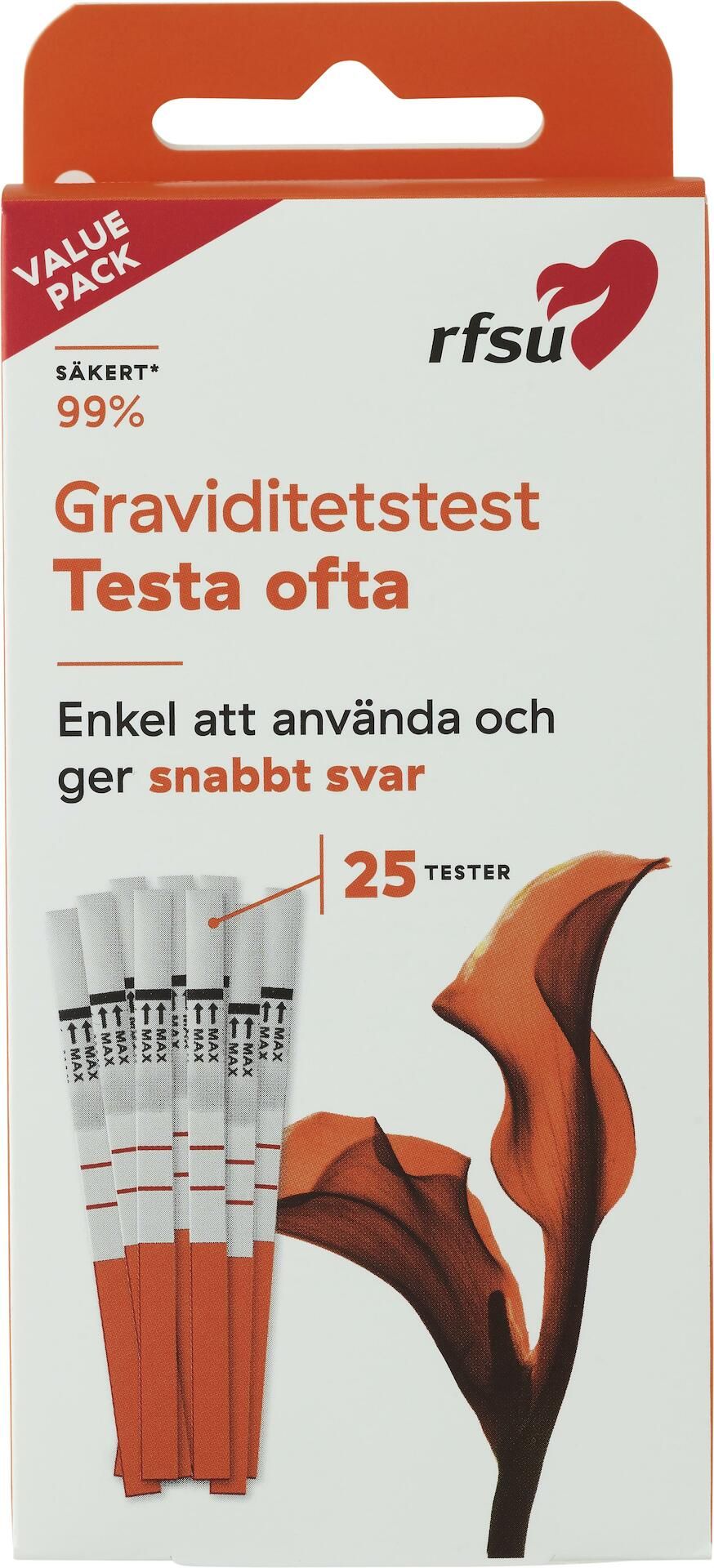 RFSU 25-pack - Graviditetstest