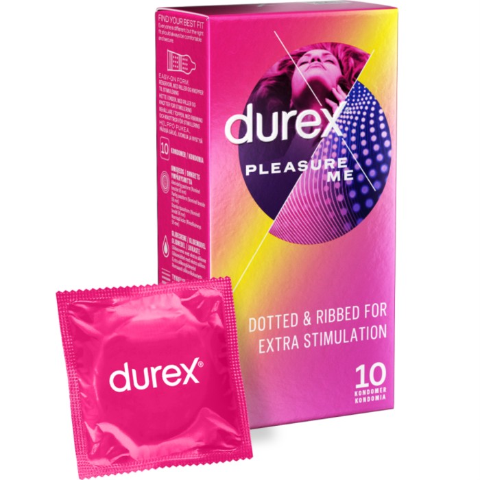 Durex Pleasure Me kondomer 10 st