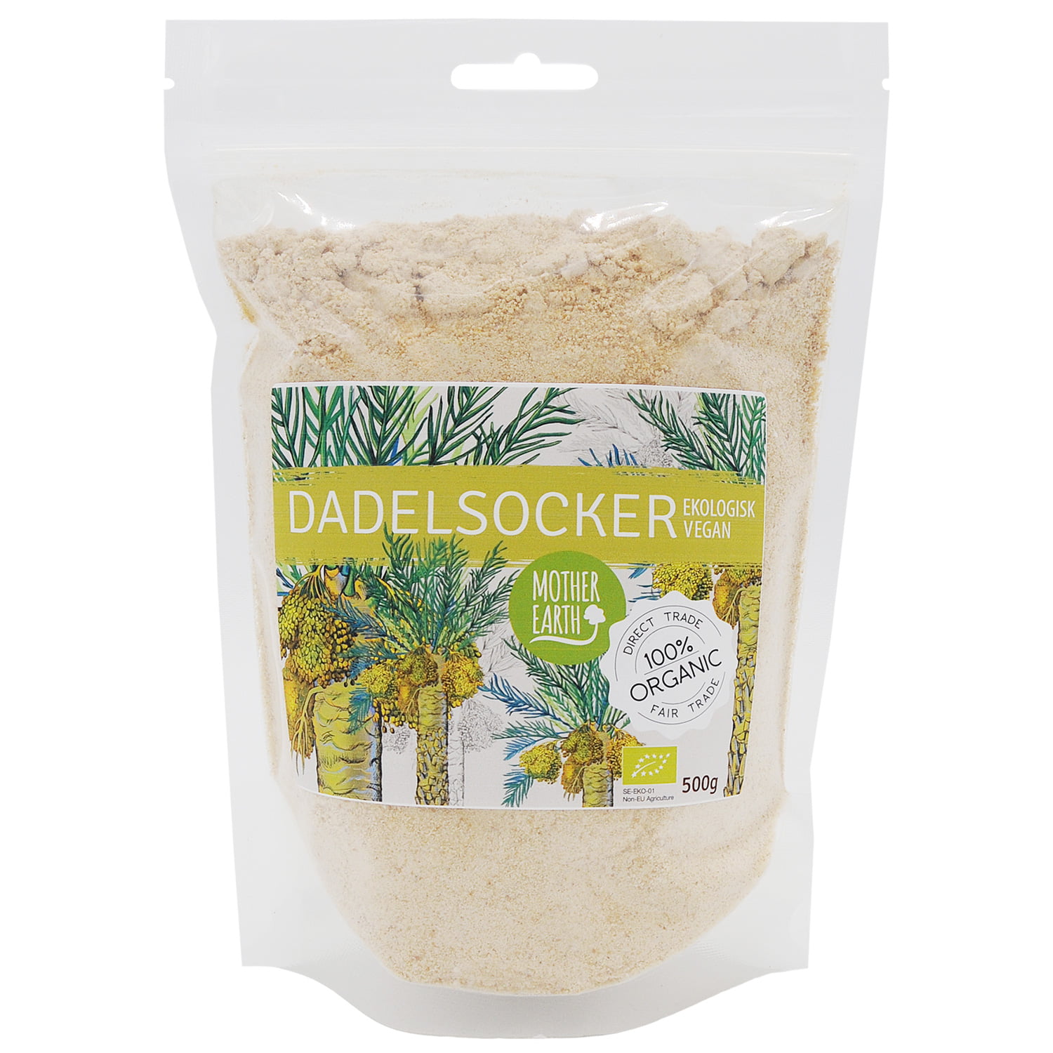 Mother Earth Dadelsocker EKO 500g
