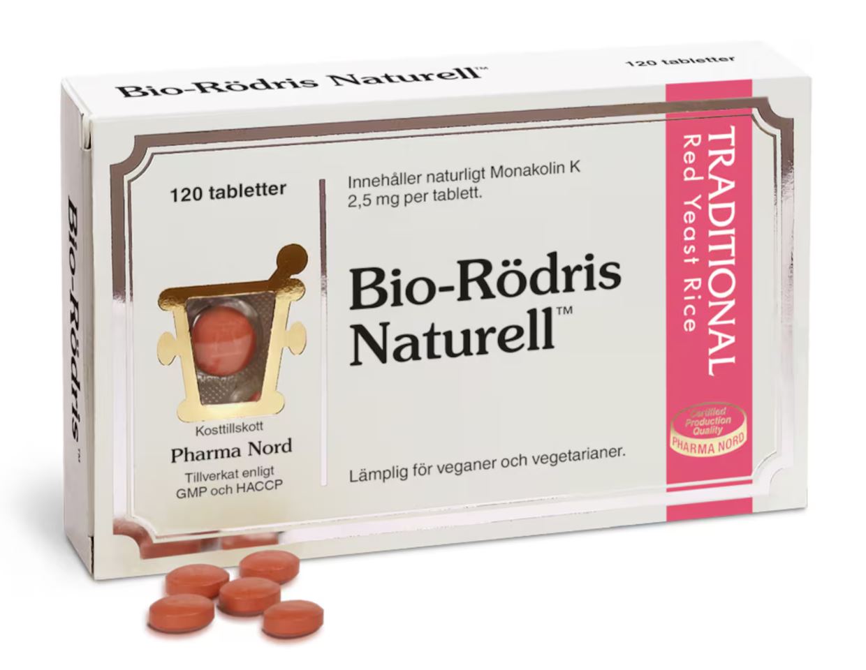 Pharma Nord Bio-Rödris Naturell 120 tabletter