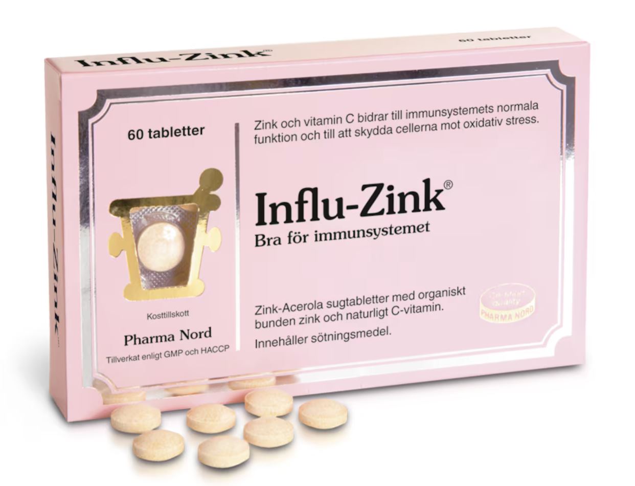 Pharma Nord Influ-Zink 60 tabletter