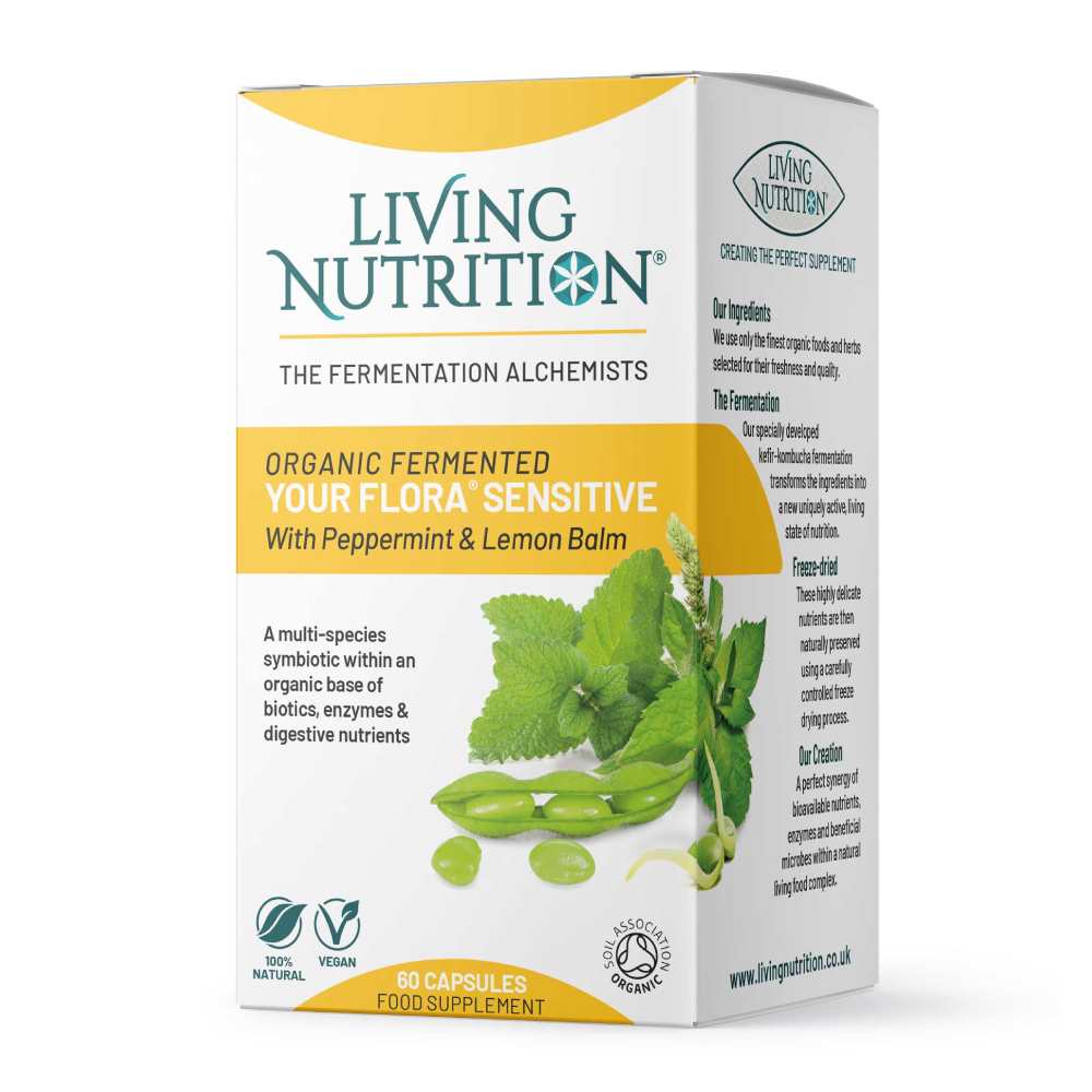 Living Nutrition Your Flora Sensitive – IBS och känslig mage 60 kaps