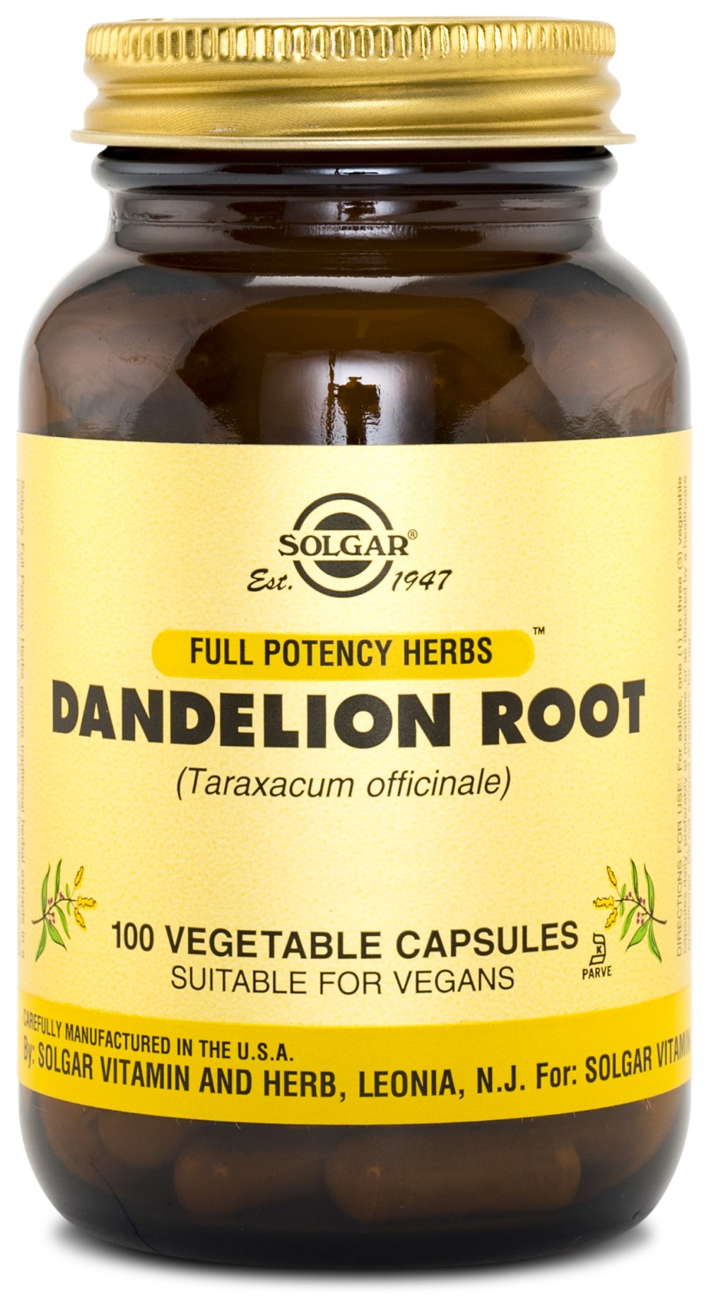 Solgar Dandelion root 500mg 100k